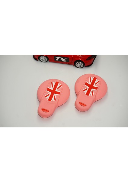 Mini Cooper S Roadster R50 R53 F54 F55 F56 Silikon Anahtar Pembe Kılıf Seti