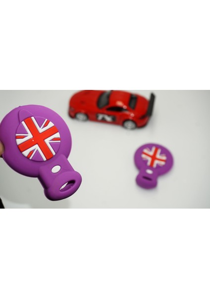 Mini Cooper Clubman Countryman R56 Silikon Anahtar Mor Kılıf Seti