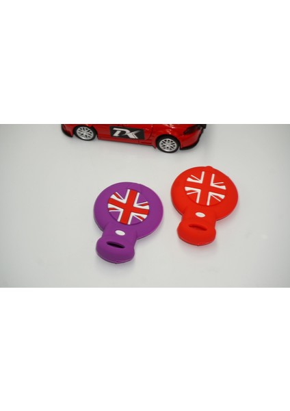 Mini Cooper Clubman Countryman R56 Silikon Anahtar Kırmızı Mor Kılıf Seti fiyatları
