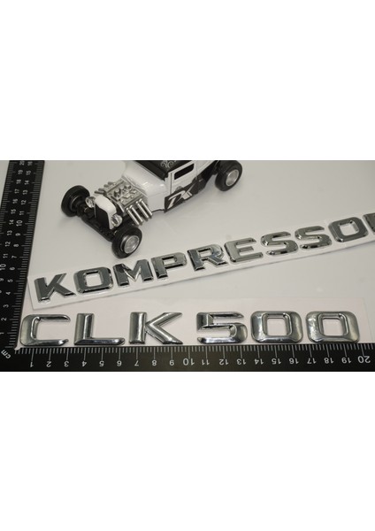 DK Tuning Benz Clk 500 Kompressor Bagaj Krom Metal 3m 3D Yazı Logo