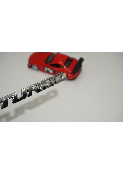 Subaru Turbo Bagaj Krom Metal 3m 3D Bagaj Yazı Logo K