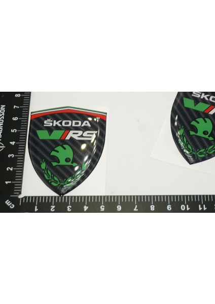 Skoda Vrs Logo Kelebek Cam Çamurluk Yanı Karbon Desen Damla Silikon Amblem fırsatları