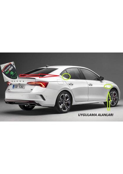 Skoda Vrs Logo Kelebek Cam Çamurluk Yanı Karbon Desen Damla Silikon Amblem indirimleri