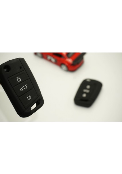 Volkswagen Polo Golf7 Passat Tiguan Silikon Anahtar Kılıf Seti