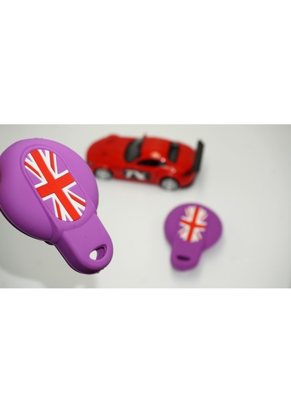 Mini Cooper S Roadster R50 R53 F54 F55 F56 Silikon Anahtar Mor Kılıf Seti