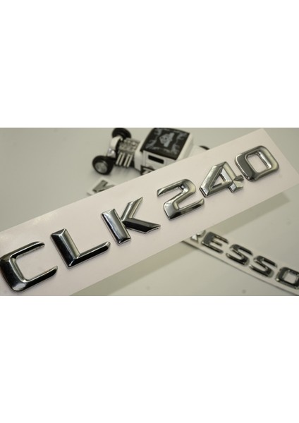 DK Tuning Benz Clk 240 Kompressor Bagaj Krom Metal 3m 3D Yazı Logo