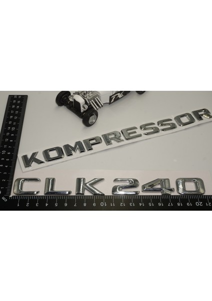 DK Tuning Benz Clk 240 Kompressor Bagaj Krom Metal 3m 3D Yazı Logo