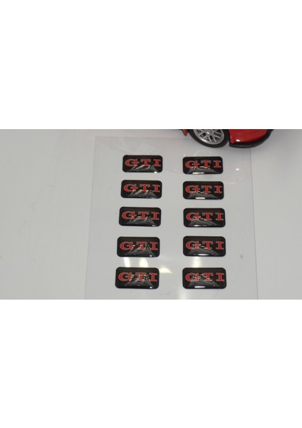 Volkswagen Gti Logo 3D Cam Açma Torpido Konsol Ayna Çıkartma Seti fiyatları