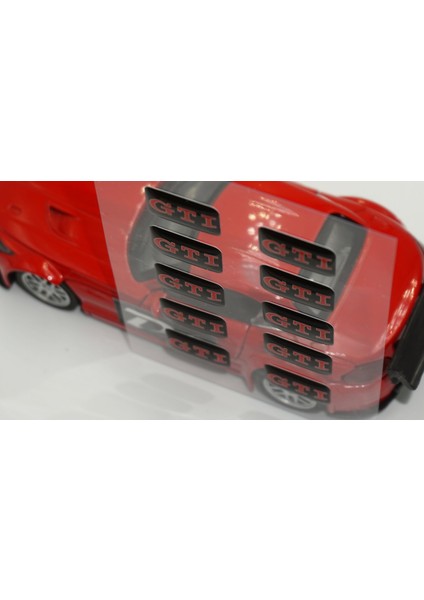 Volkswagen Gti Logo 3D Cam Açma Torpido Konsol Ayna Çıkartma Seti modelleri