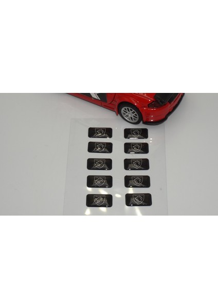 Peugeot Yeni Nesil Logo 3D Cam Açma Torpido Konsol Ayna Çıkartma Seti fiyatları
