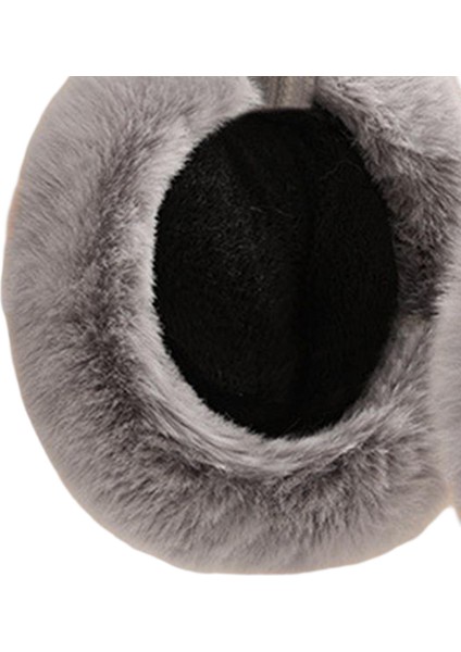 2 Adet Peluş Kulak Isıtıcı Katlanır Rahat Termal Kulak Muffs Açık Kulaklıklar Gri Renk Koyu Pembe (Yurt Dışından) modelleri