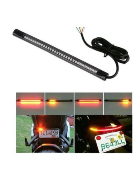 Motorsiklet Için Sinyal Park Fren Esnek Flexible Şerit LED Lamba