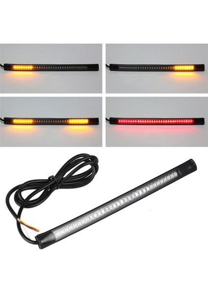 Motorsiklet Için Sinyal Park Fren Esnek Flexible Şerit LED Lamba
