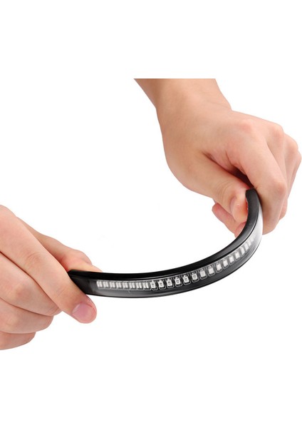 Motorsiklet Için Sinyal Park Fren Esnek Flexible Şerit LED Lamba