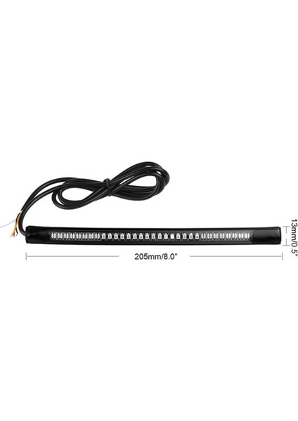 Motorsiklet Için Sinyal Park Fren Esnek Flexible Şerit LED Lamba