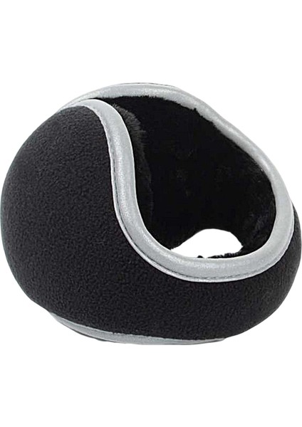 2pieces Kış Kulak Muffs Yumuşak Polar Kulaklık Kulak Örtü Bisiklet Kulak Isıtıcılar Mavi ve Siyah (Yurt Dışından)