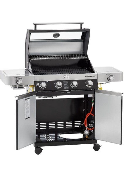 Videro G4-S Vario Gazlı Barbekü Istasyonu - Siyah fiyatları