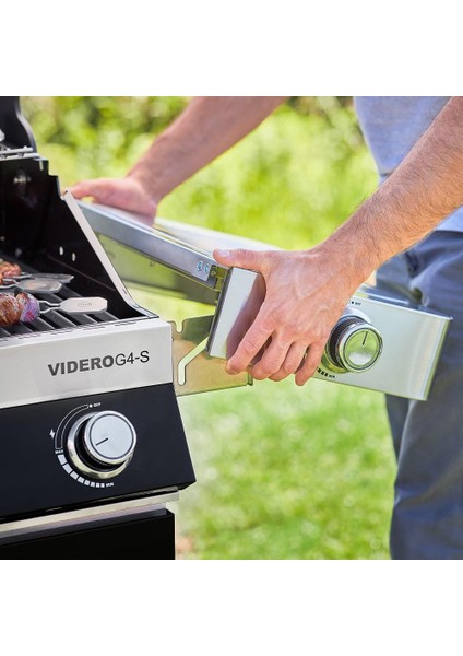 Videro G4-S Vario Gazlı Barbekü Istasyonu - Siyah fırsatları