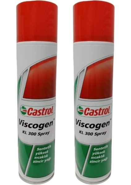 Viscogen Kl 300 Zincir Yağlama Sprey 400 ml