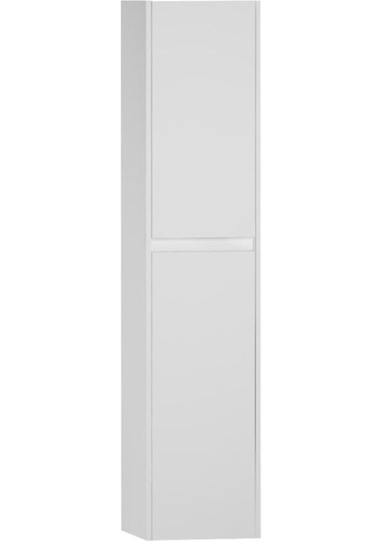 S50+ Boy Dolabı Çift Kapaklı Parlak Beyaz Sağ 54905