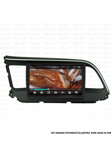 Hyundai Elantra Android Multimedya Carplay Navigasyon Ekran - 8gb RAM+128 GB HDD - Myway