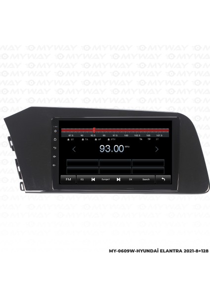 Hyundai Elantra Android Multimedya Carplay Navigasyon Ekran - 8gb RAM+128 GB HDD - Myway modelleri