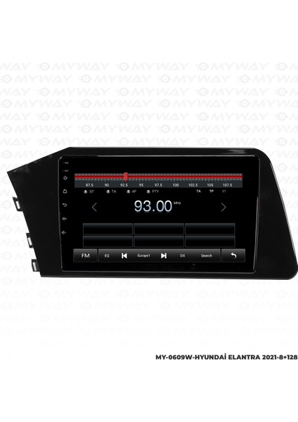 Hyundai Elantra Android Multimedya Carplay Navigasyon Ekran - 8gb RAM+128 GB HDD - Myway modelleri