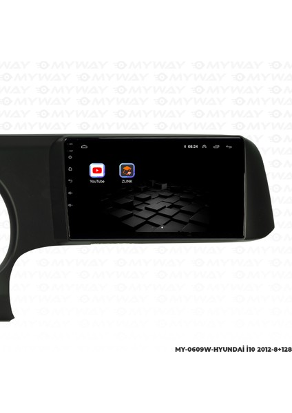Hyundai I10 Android Multimedya Carplay Navigasyon Ekran - 8gb RAM+128 GB HDD - Myway