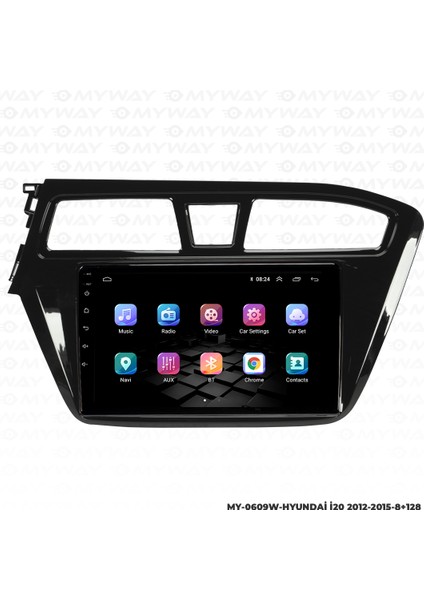Hyundai I20 Android Multimedya Carplay Navigasyon Ekran - 8gb RAM+128 GB HDD - Myway indirimleri