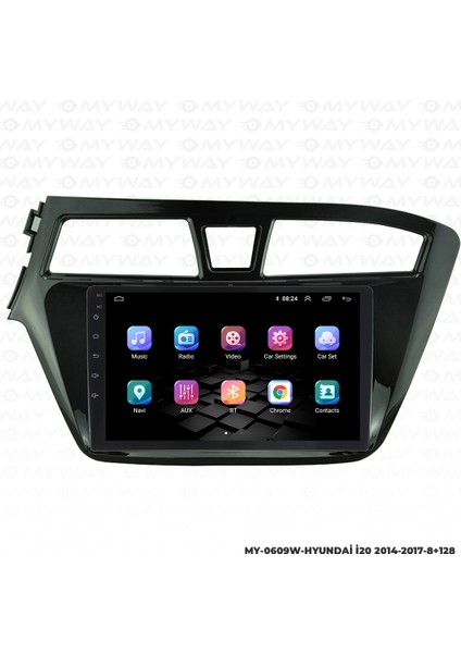 Hyundai I20 Android Multimedya Carplay Navigasyon Ekran - 8gb RAM+128 GB HDD - Myway fiyatları