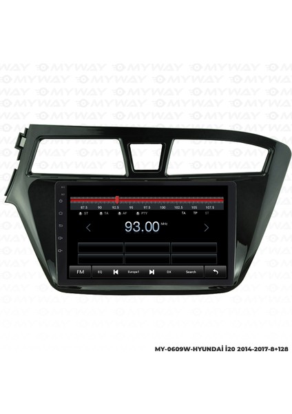 Hyundai I20 Android Multimedya Carplay Navigasyon Ekran - 8gb RAM+128 GB HDD - Myway fırsatları
