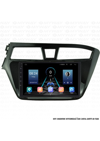 Hyundai I20 Android Multimedya Carplay Navigasyon Ekran - 8gb RAM+128 GB HDD - Myway indirimleri