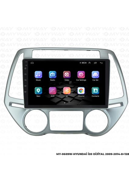 Hyundai I20 Android Multimedya Carplay Navigasyon Ekran - 8gb RAM+128 GB HDD - Myway indirimleri
