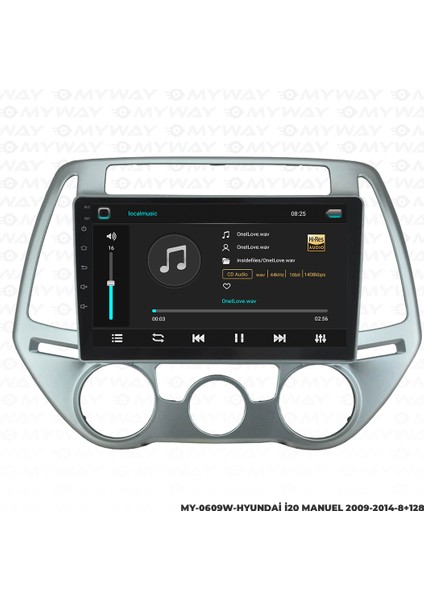 Hyundai I20 Android Multimedya Carplay Navigasyon Ekran - 8gb RAM+128 GB HDD - Myway indirimleri