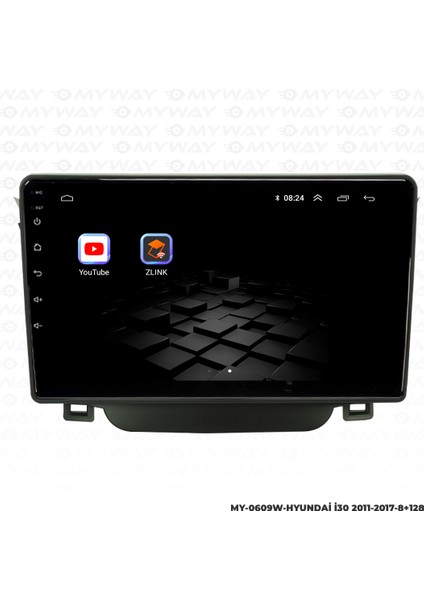 Hyundai I30 Android Multimedya Carplay Navigasyon Ekran - 8gb RAM+128 GB HDD - Myway fiyatları
