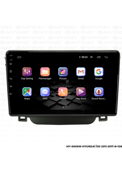 Hyundai I30 Android Multimedya Carplay Navigasyon Ekran - 8gb RAM+128 GB HDD - Myway fırsatları