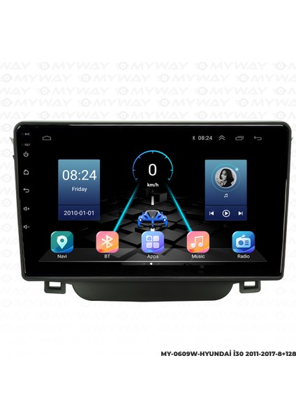 Hyundai I30 Android Multimedya Carplay Navigasyon Ekran - 8gb RAM+128 GB HDD - Myway indirimleri