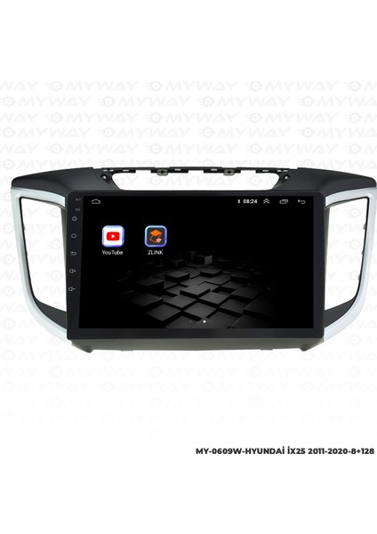 Hyundai İX25 Android Multimedya Carplay Navigasyon Ekran - 8gb RAM+128 GB HDD - Myway fiyatları