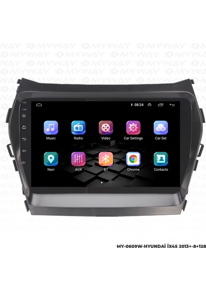 Hyundai İX45 Android Multimedya Carplay Navigasyon Ekran - 8gb RAM+128 GB HDD - Myway indirimleri