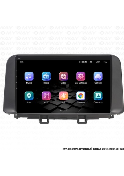 Hyundai Kona Android Multimedya Carplay Navigasyon Ekran - 8gb RAM+128 GB HDD - Myway fiyatları