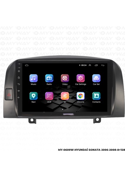 Hyundai Sonata Android Multimedya Carplay Navigasyon Ekran - 8gb RAM+128 GB HDD - Myway fiyatları