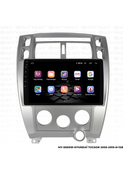 Hyundai Tucson Android Multimedya Carplay Navigasyon Ekran - 8gb RAM+128 GB HDD - Myway modelleri