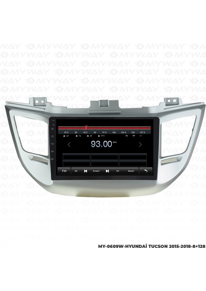 Hyundai Tucson Android Multimedya Carplay Navigasyon Ekran - 8gb RAM+128 GB HDD - Myway
