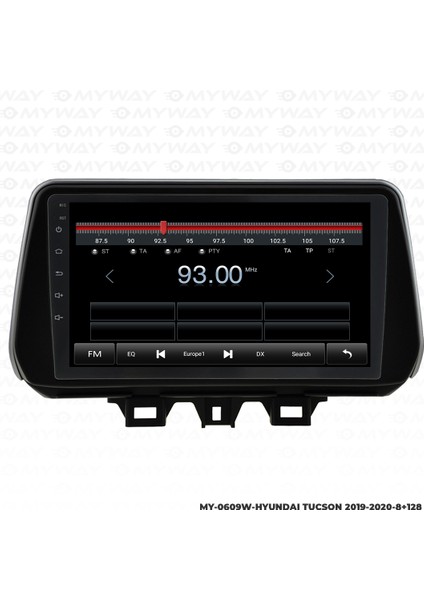 Hyundai Tucson Android Multimedya Carplay Navigasyon Ekran - 8gb RAM+128 GB HDD - Myway