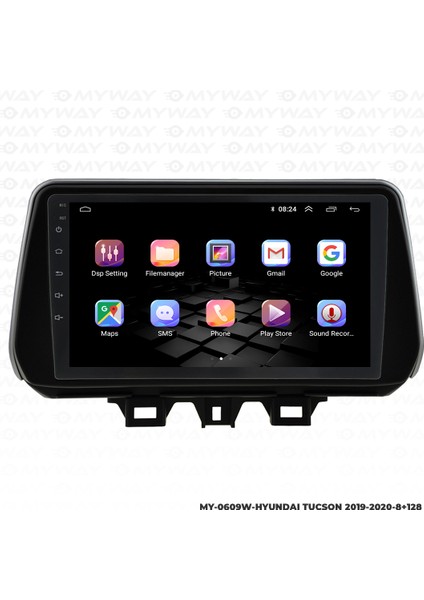 Hyundai Tucson Android Multimedya Carplay Navigasyon Ekran - 8gb RAM+128 GB HDD - Myway fırsatları