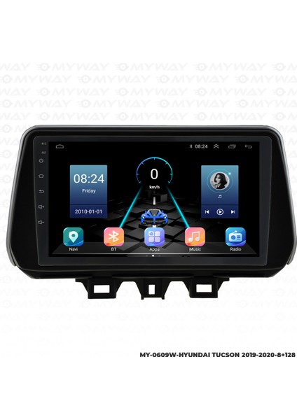 Hyundai Tucson Android Multimedya Carplay Navigasyon Ekran - 8gb RAM+128 GB HDD - Myway indirimleri