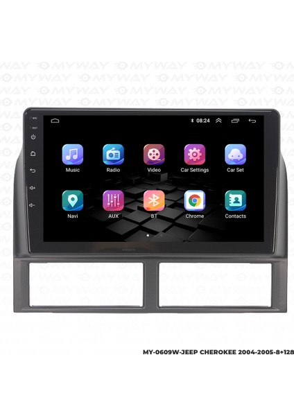 Jeep Cherokee Android Multimedya Carplay Navigasyon Ekran - 8gb RAM+128 GB HDD - Myway fiyatları