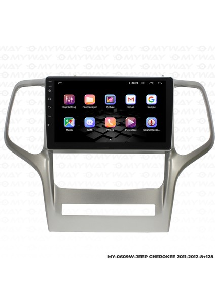Jeep Cherokee Android Multimedya Carplay Navigasyon Ekran - 8gb RAM+128 GB HDD - Myway indirimleri