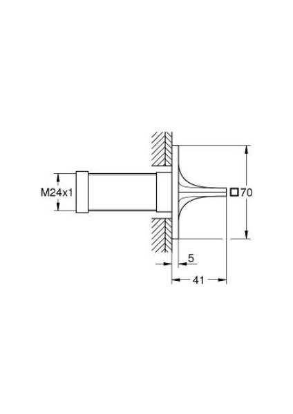 Allure Ankastre Stop Valf - 19334DL1