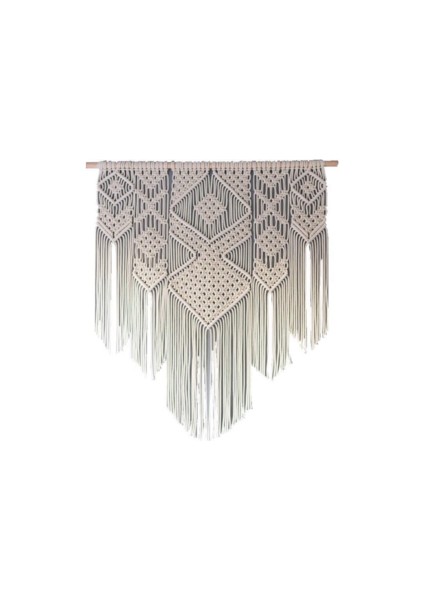 100X110CM Çiçek Goblen Duvar Asılı Bohem El Yapımı Dokuma Goblen Geometrik Modern Boho Oturma Odası Yatak Odası Dekorasyon | Dekoratif Halılar (Yurt Dışından)
